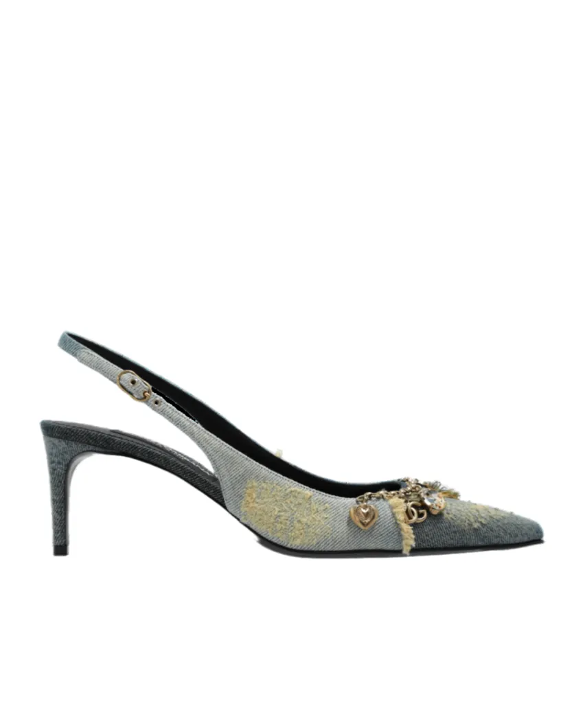 Embellished Pointed Toe Pumps