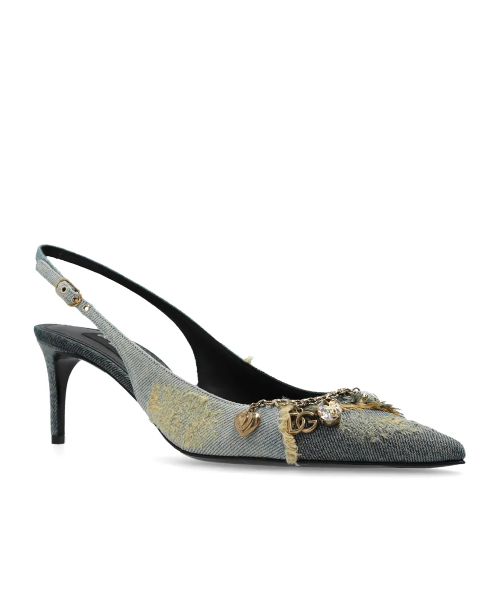 Embellished Pointed Toe Pumps