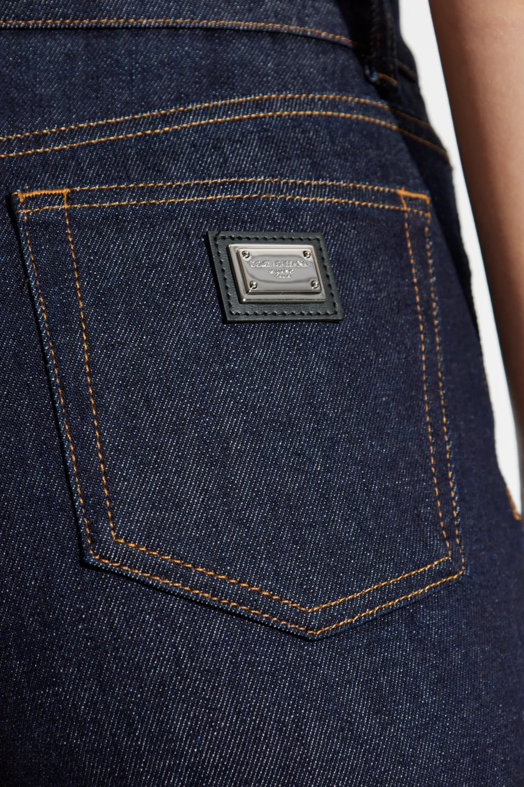 Logo Plaque Skinny Jeans