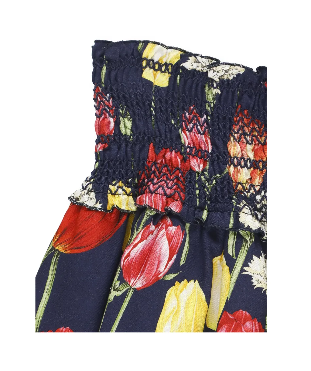 Tulip Printed Viyella Skirt