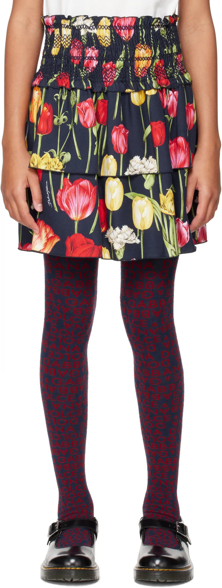 Tulip Printed Viyella Skirt