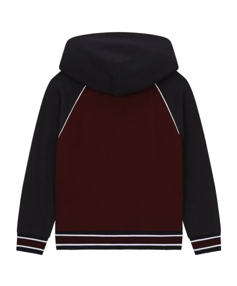 Logo Printed Jersey Hoodie