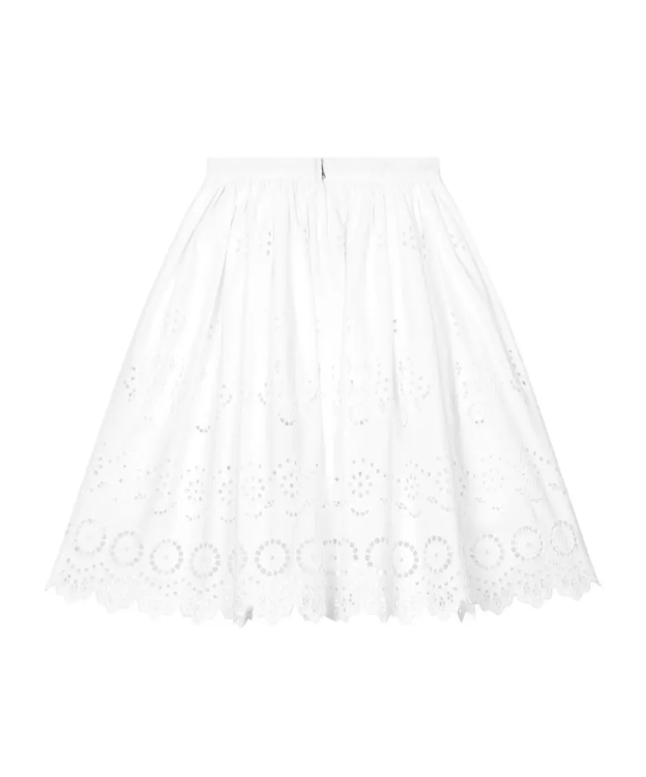 Broderie Anglaise Cotton Skirt
