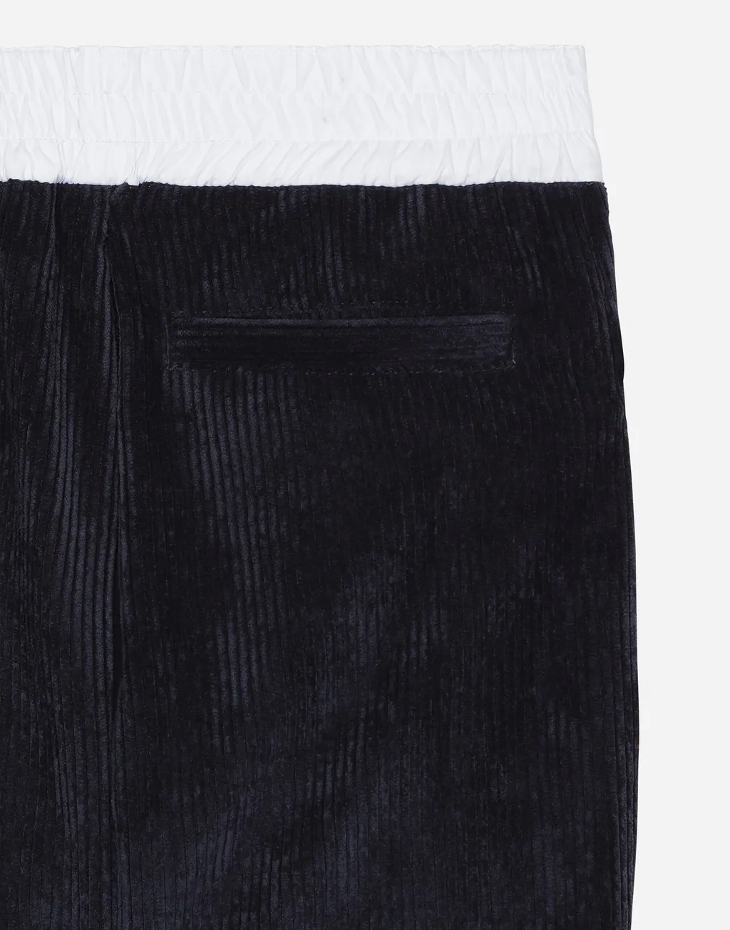 Logo Embroidered Straight-Leg Corduroy Trousers