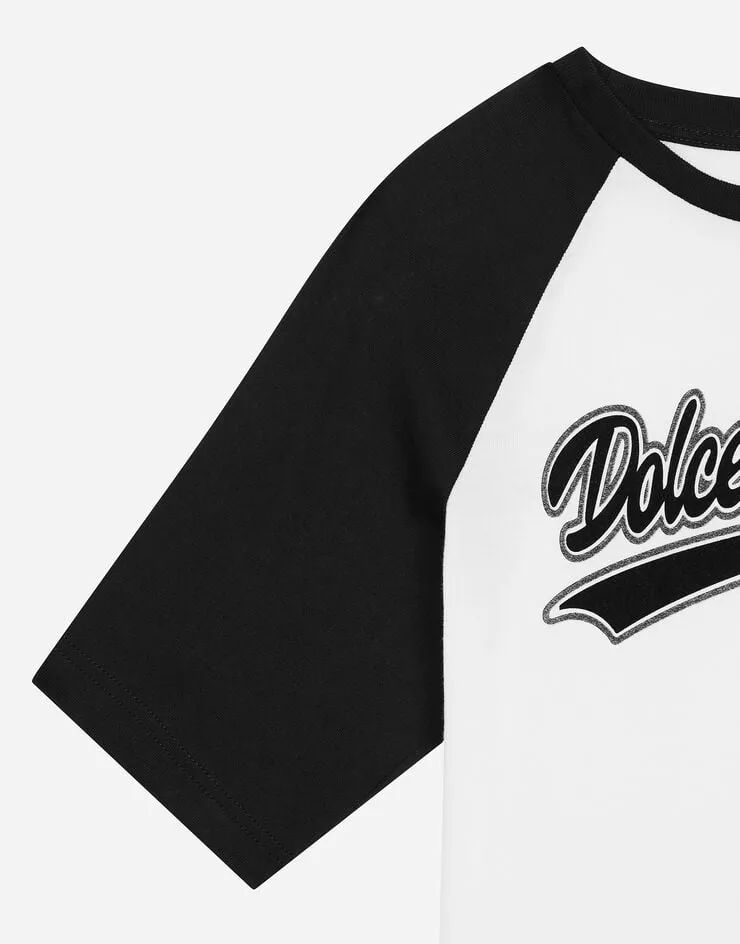 Logo Printed Crewneck Jersey T-Shirt