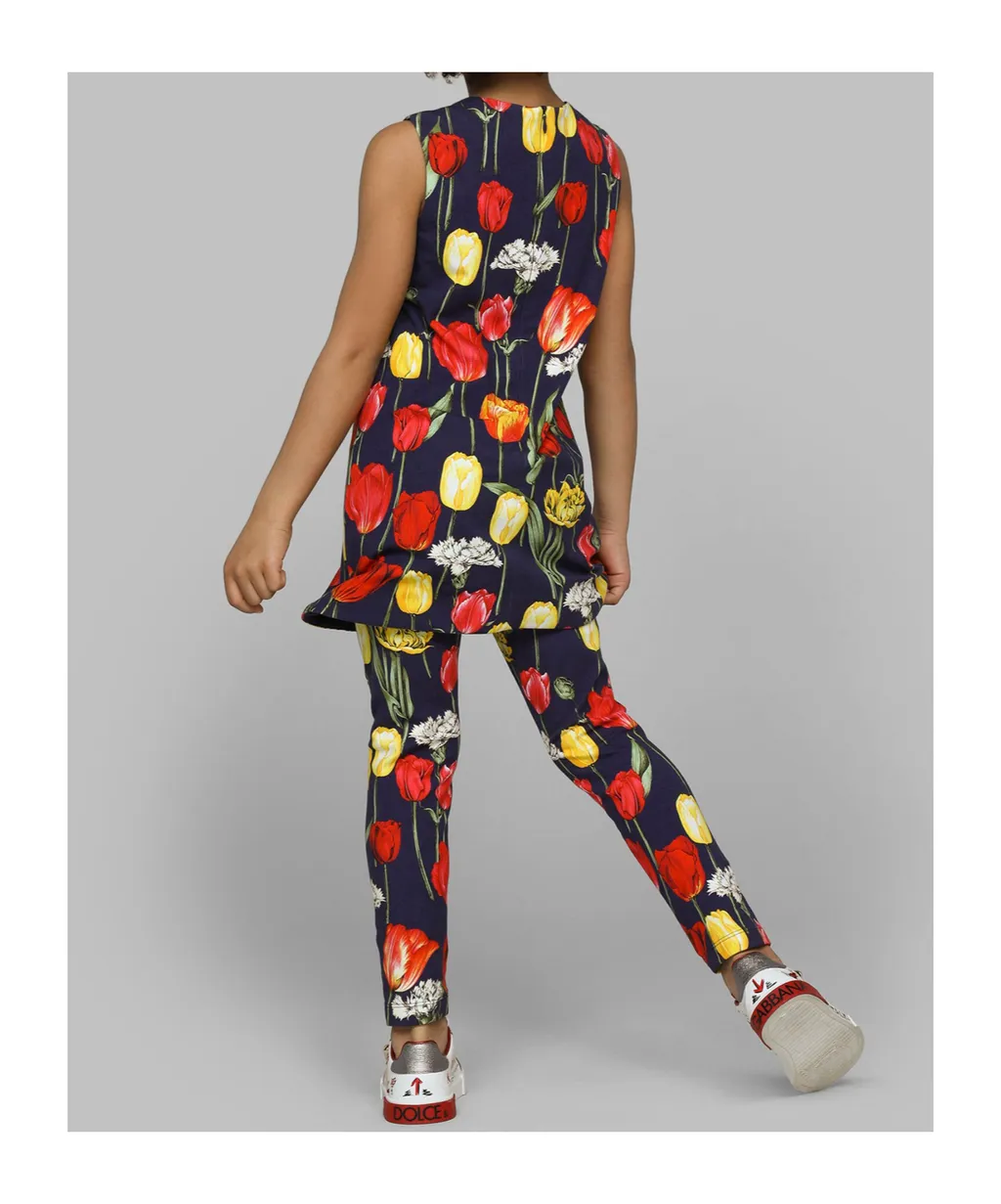 Tulip Print Dress