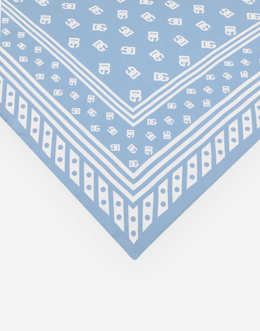 Logo-Print Silk Scarf