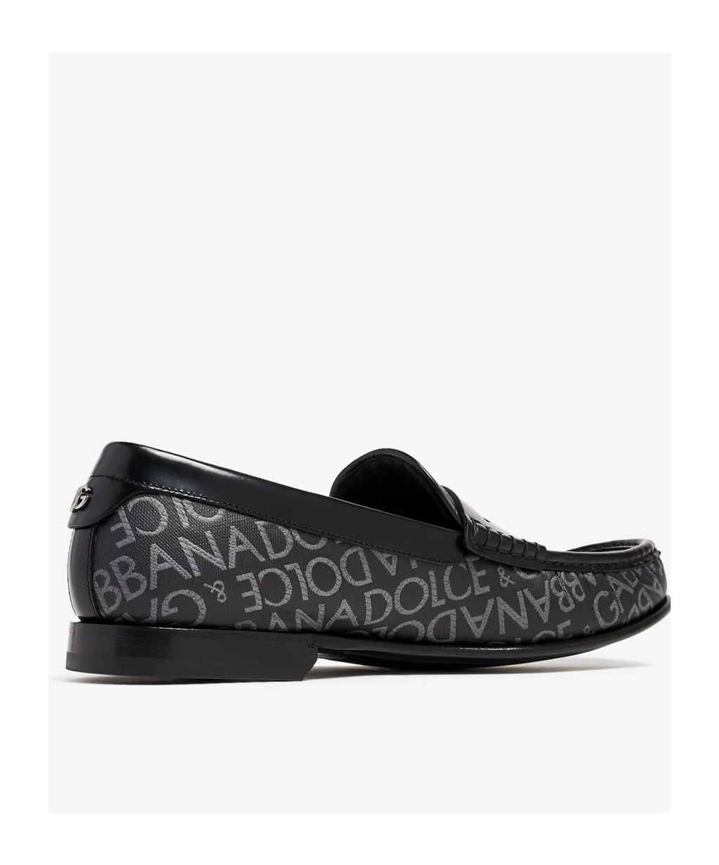 Logo Printed Loafers