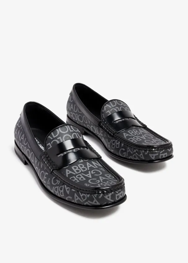 Logo Printed Loafers