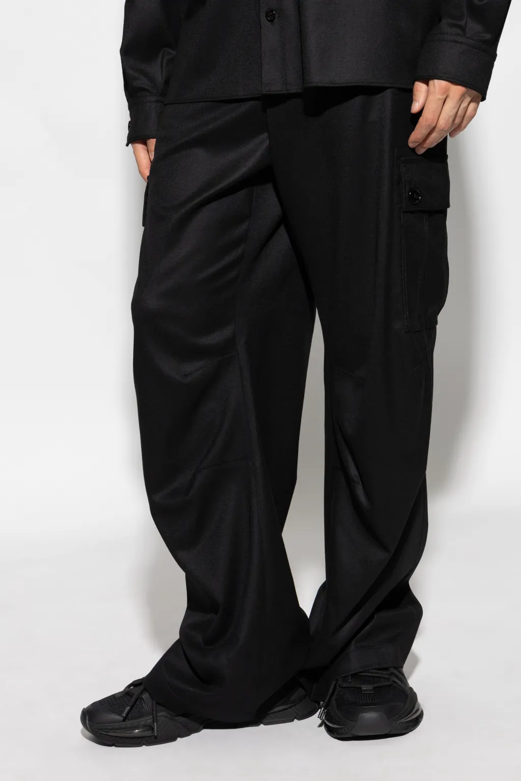 Straight Leg Cargo Trousers