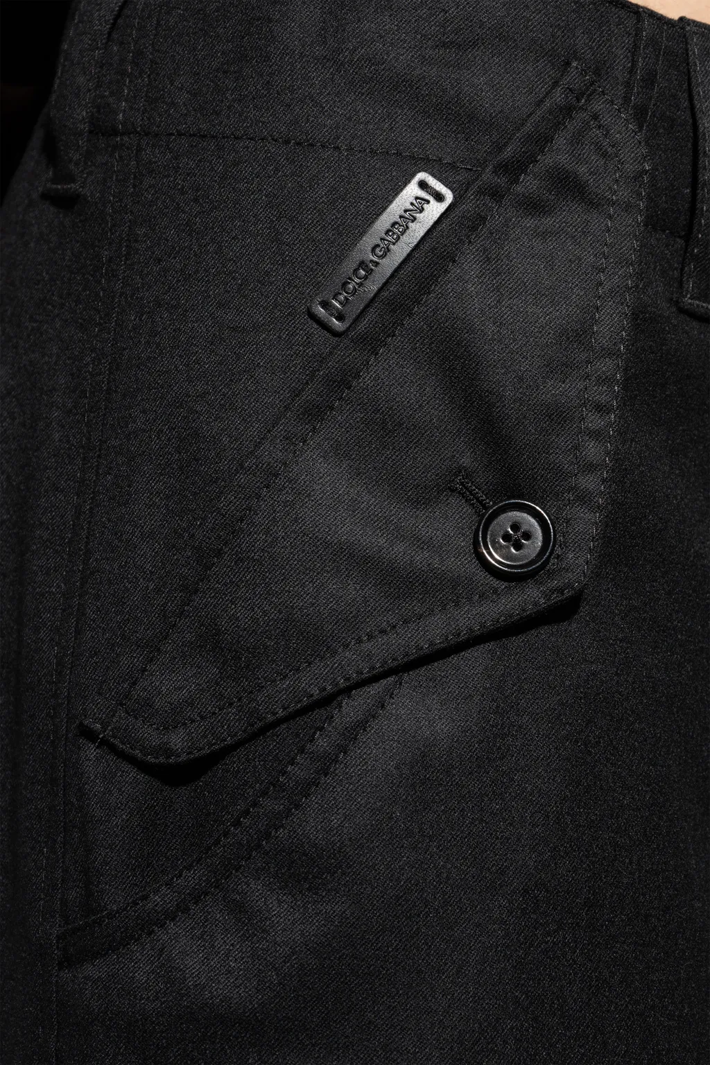 Straight Leg Cargo Trousers