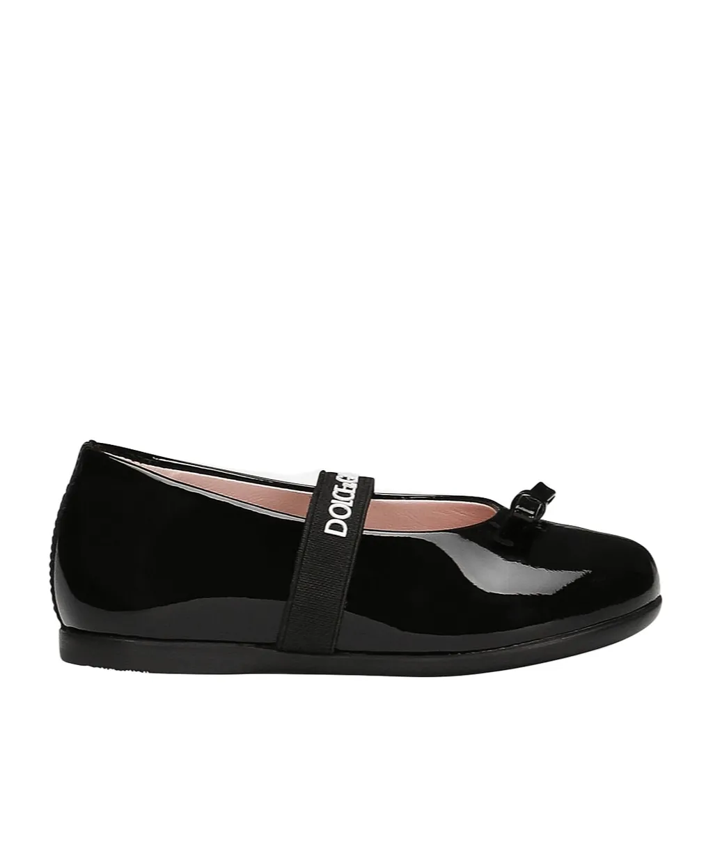 Bow Embellished Ballet Flats