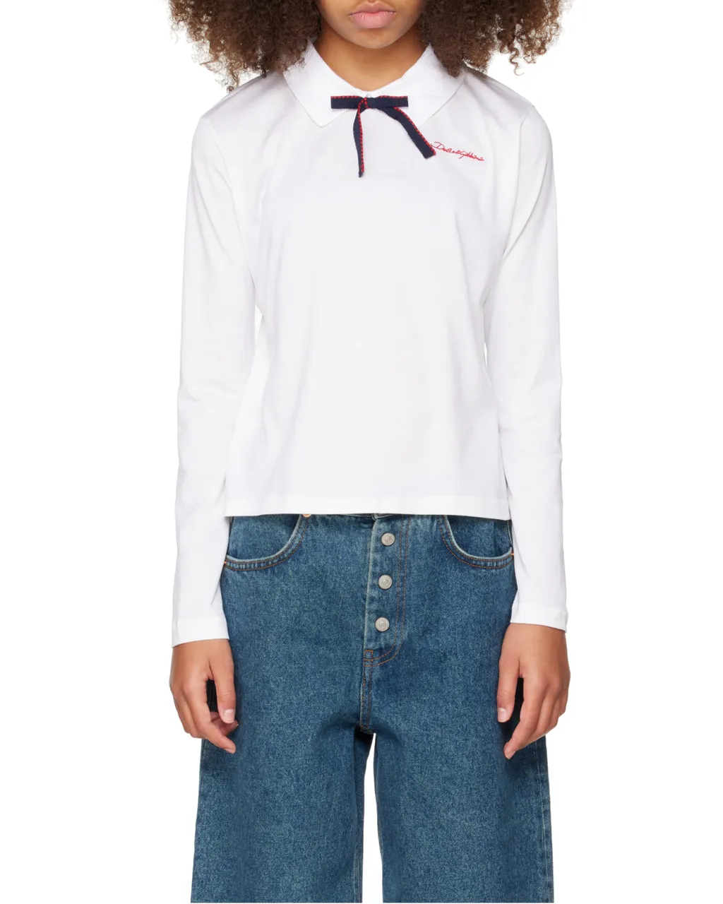 Logo Embroidered Jersey T-Shirt
