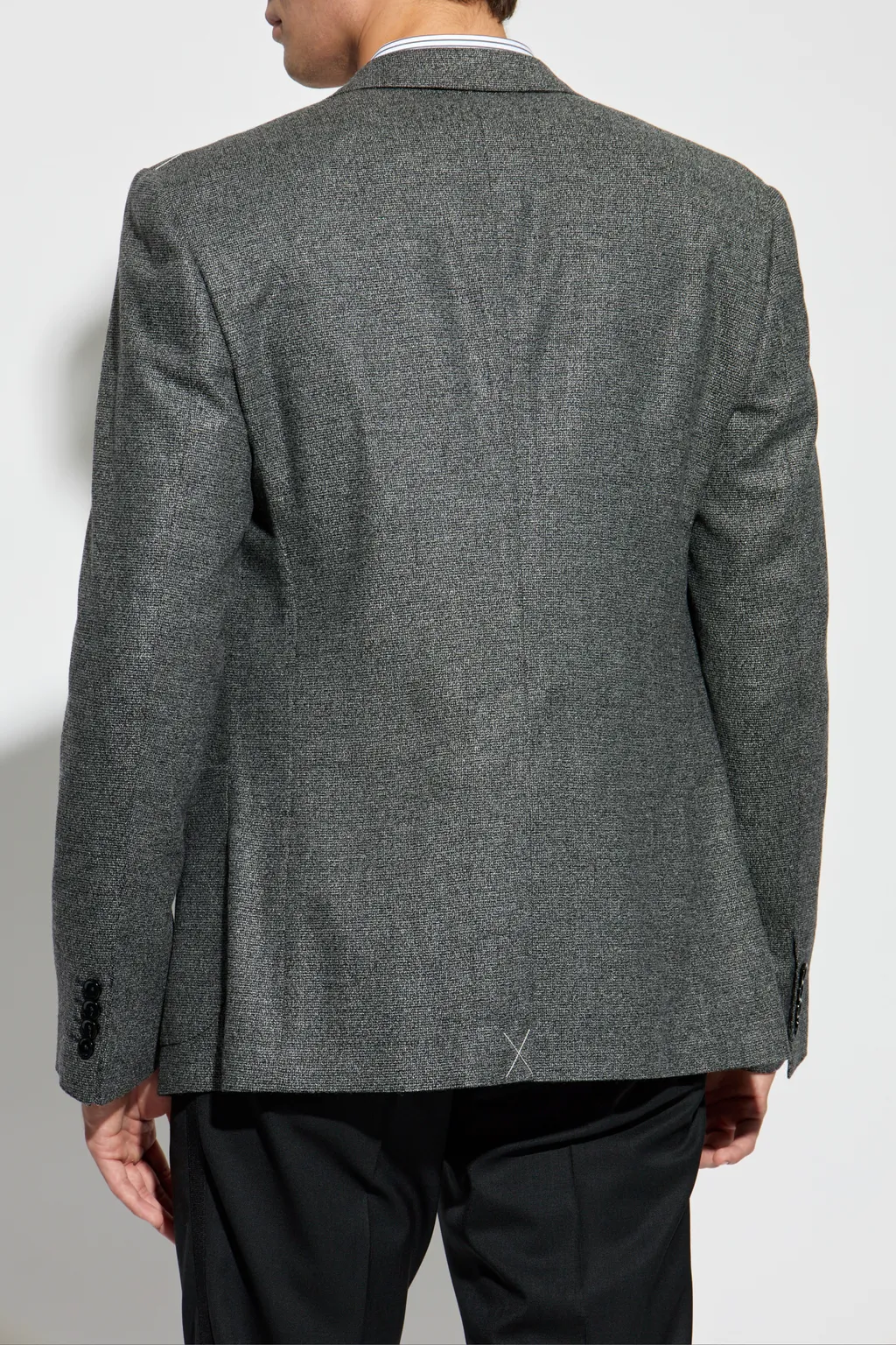 Single-Breasted Straight Leg Jacket