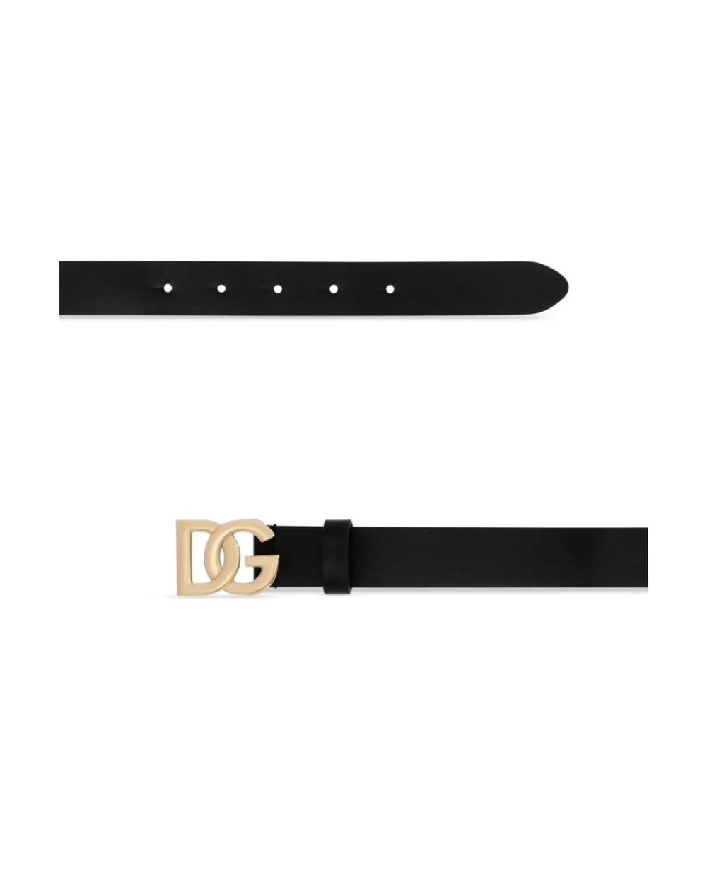 Dg Logo Plaque Buckle Belt