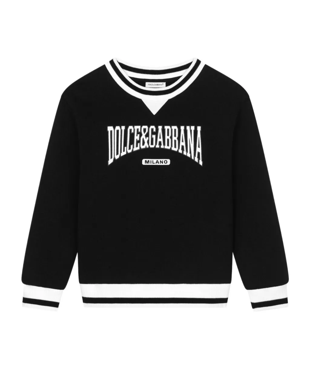 Logo Printed Jersey Sweatshirt