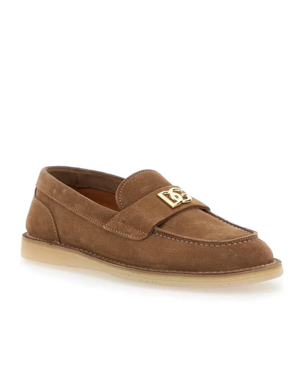 Logo Plaque Loafers
