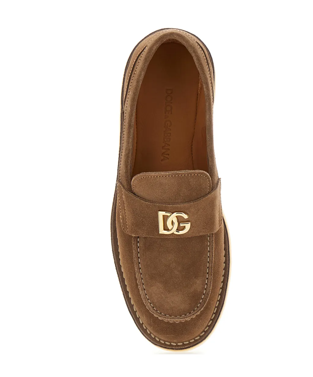 Logo Plaque Loafers