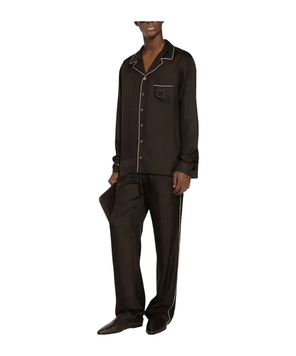 Dg Embroidered Twill Shirt