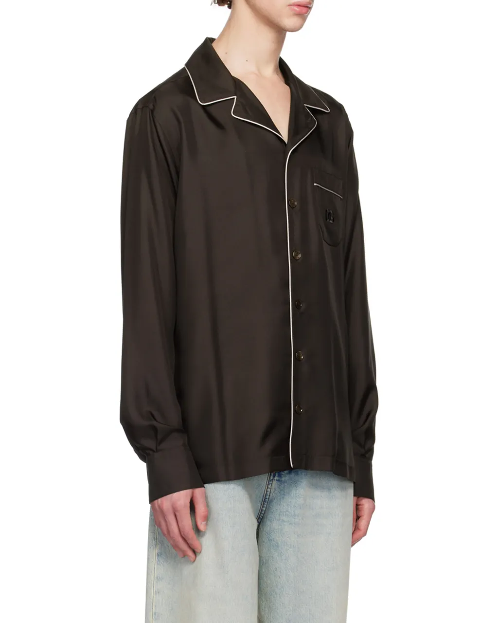 Dg Embroidered Twill Shirt
