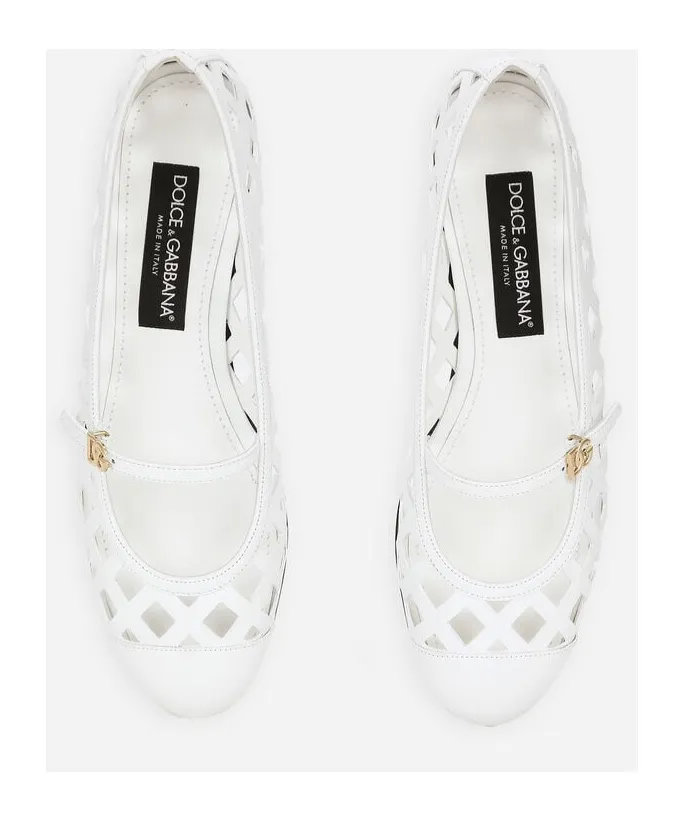 Openwork Ballet Flats
