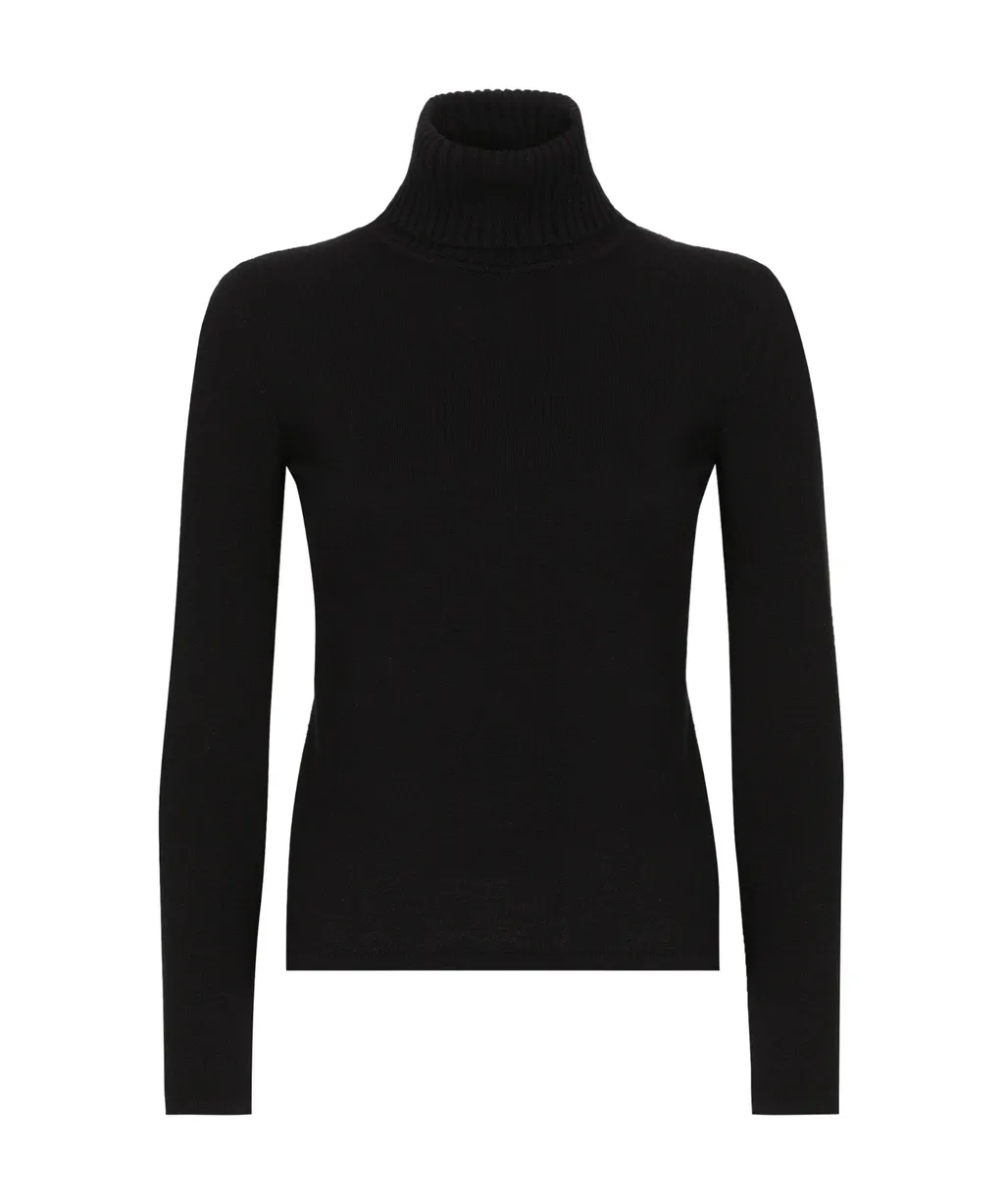 Turtle Neck Knitted Sweater
