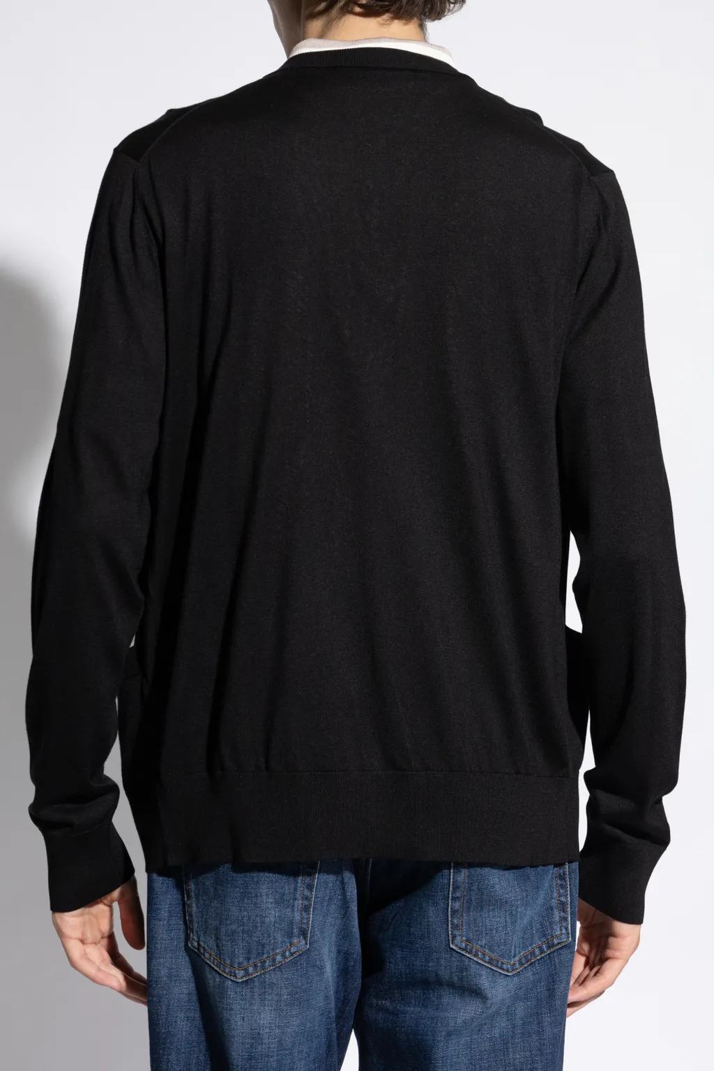 Logo Embroidered Cardigan