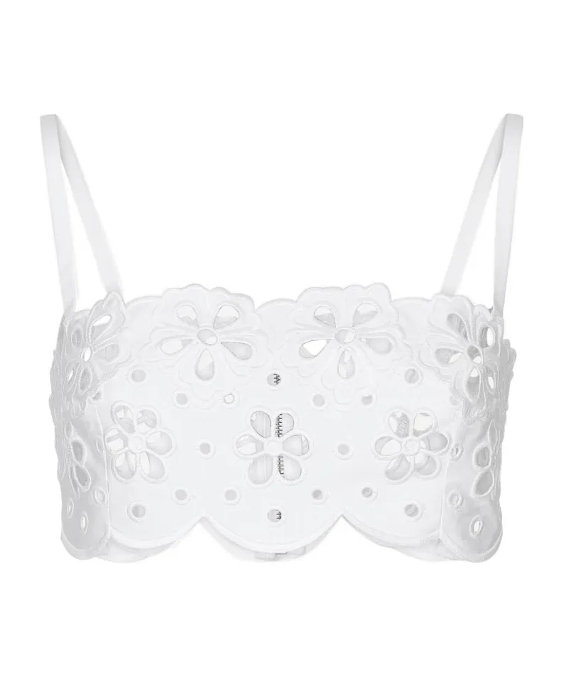 Cut-Out Detailed Lace Top