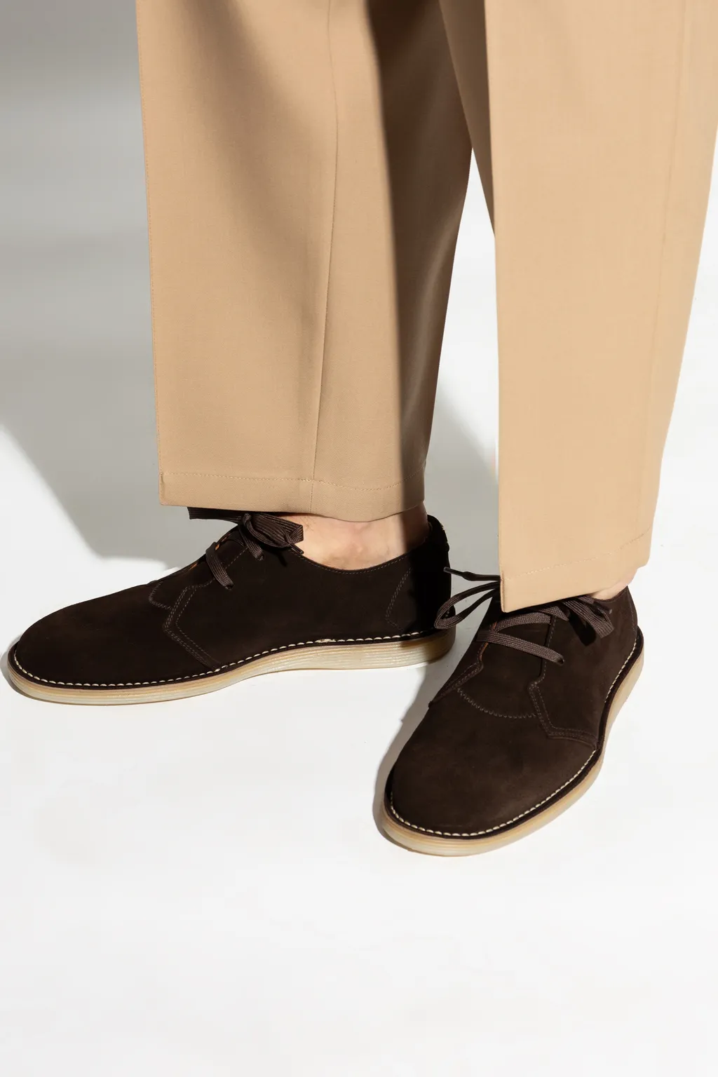 Round Toe Lace-Up Shoes