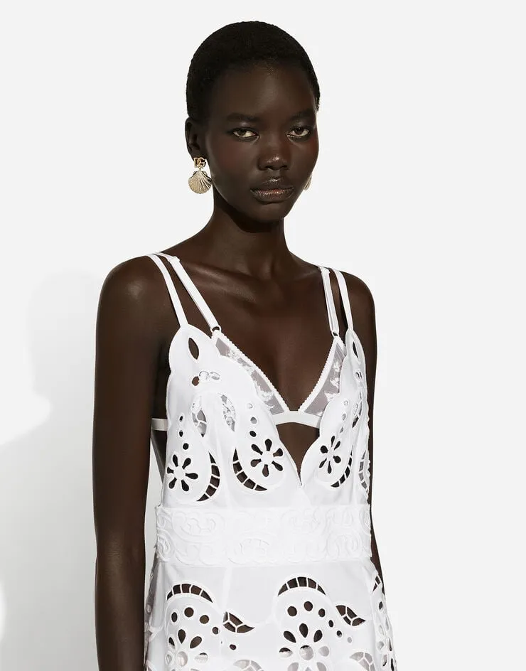 Cut-Out Detailed Mini Strap Dress