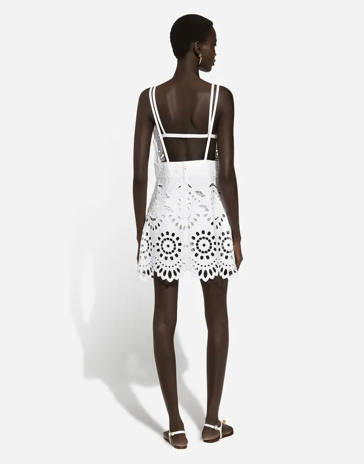 Cut-Out Detailed Mini Strap Dress