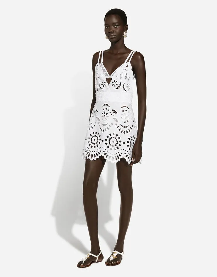 Cut-Out Detailed Mini Strap Dress