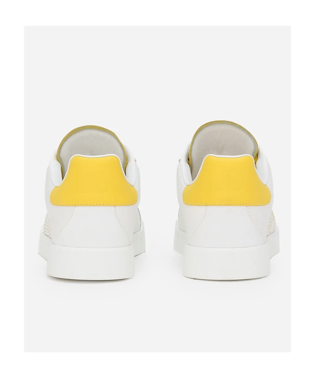 Portofino Dg Logo Perforated Sneakers