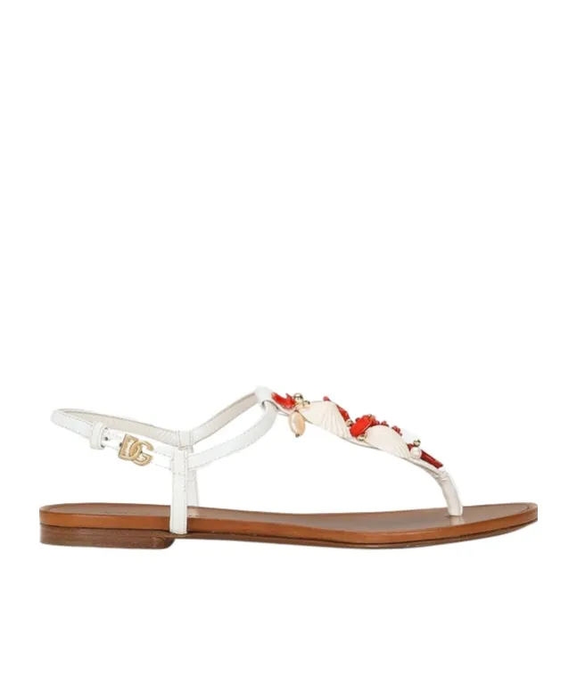 Embellished Thong Sandals
