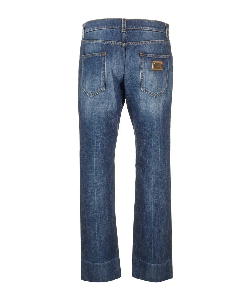Logo Plaque Jeans
