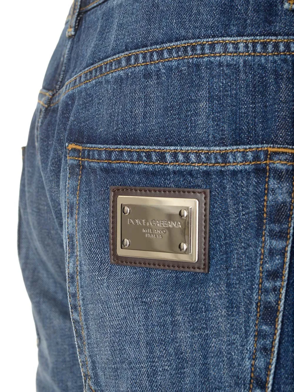 Logo Plaque Jeans