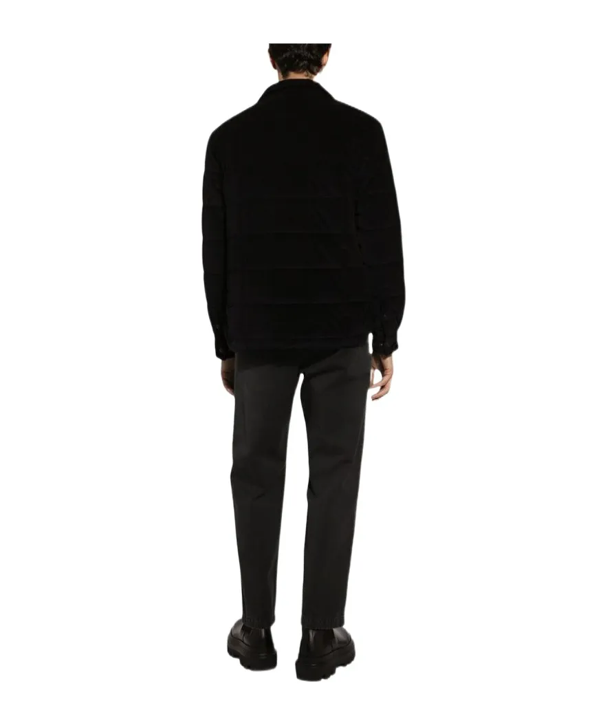 Logo Patch Straight Leg Trousers