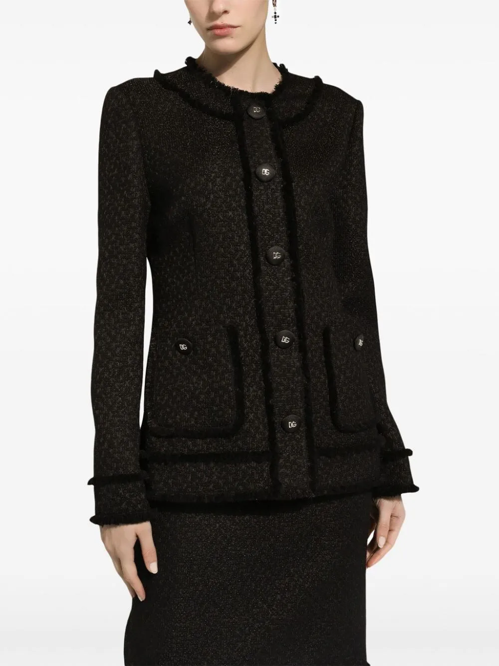 Frayed Detailed Jacket