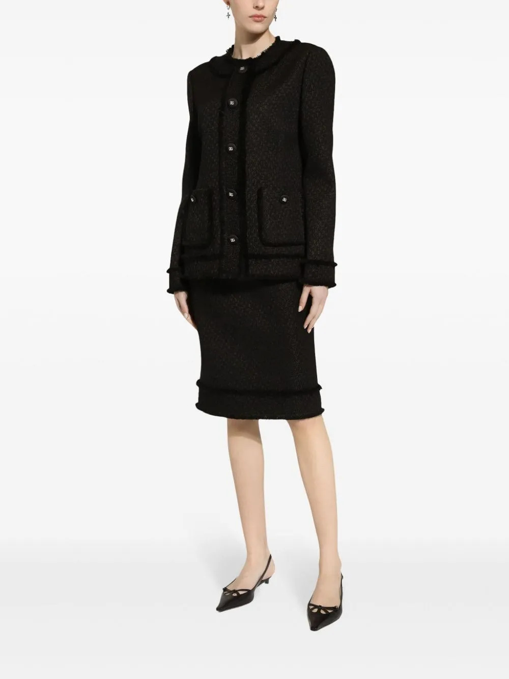 Frayed Detailed Jacket