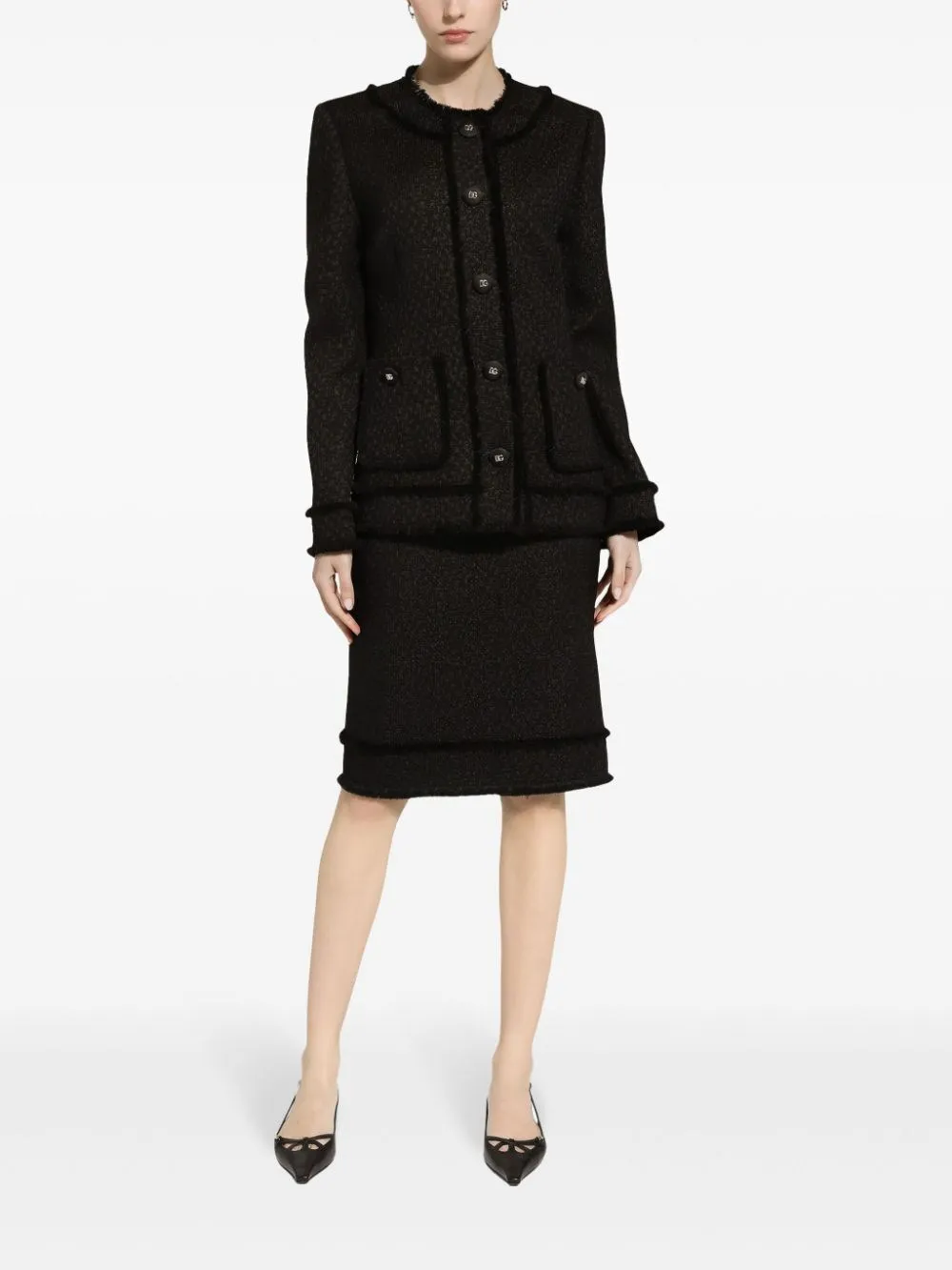 Frayed Detailed Jacket