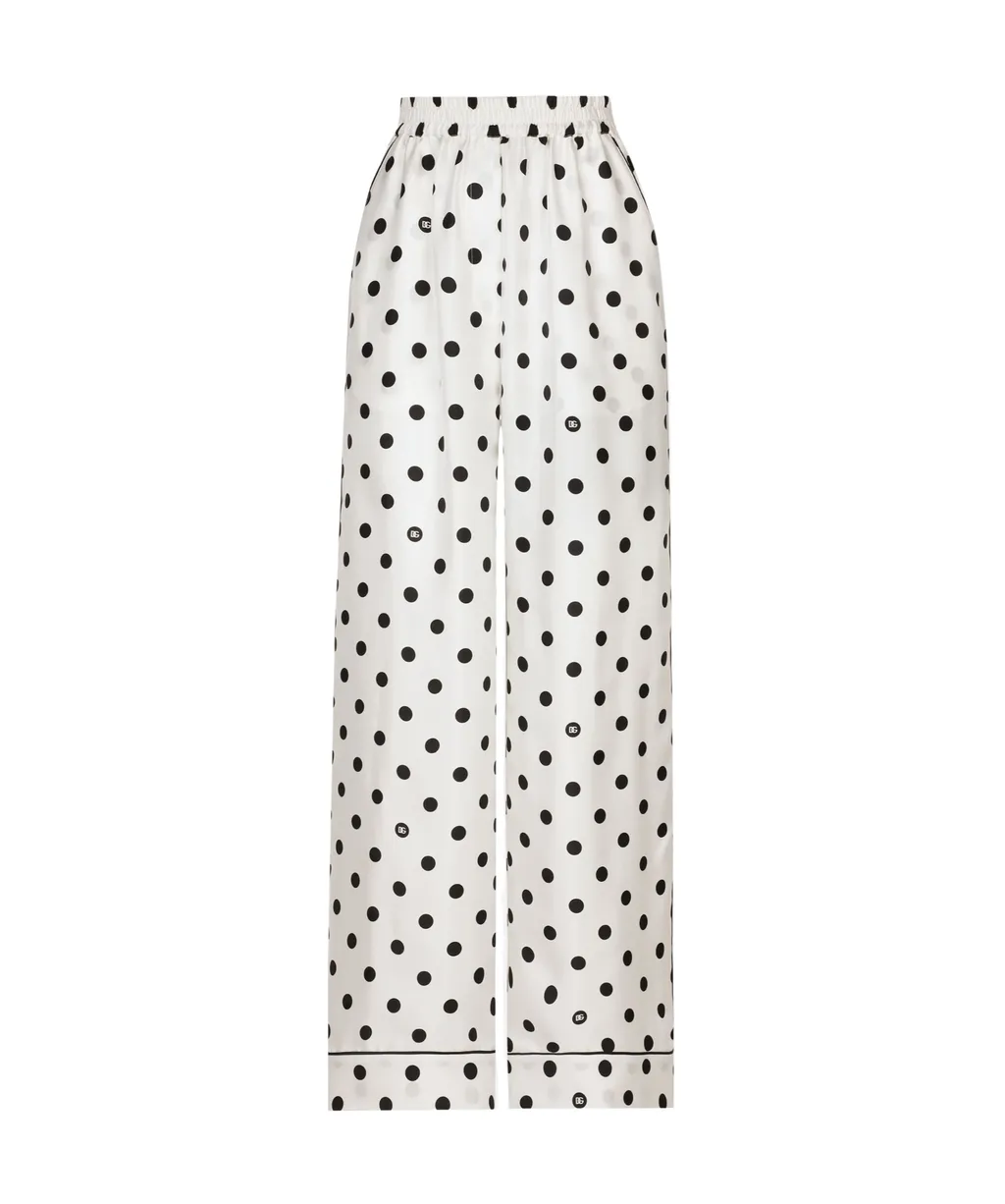 Polka-Dot Printed Pajamas