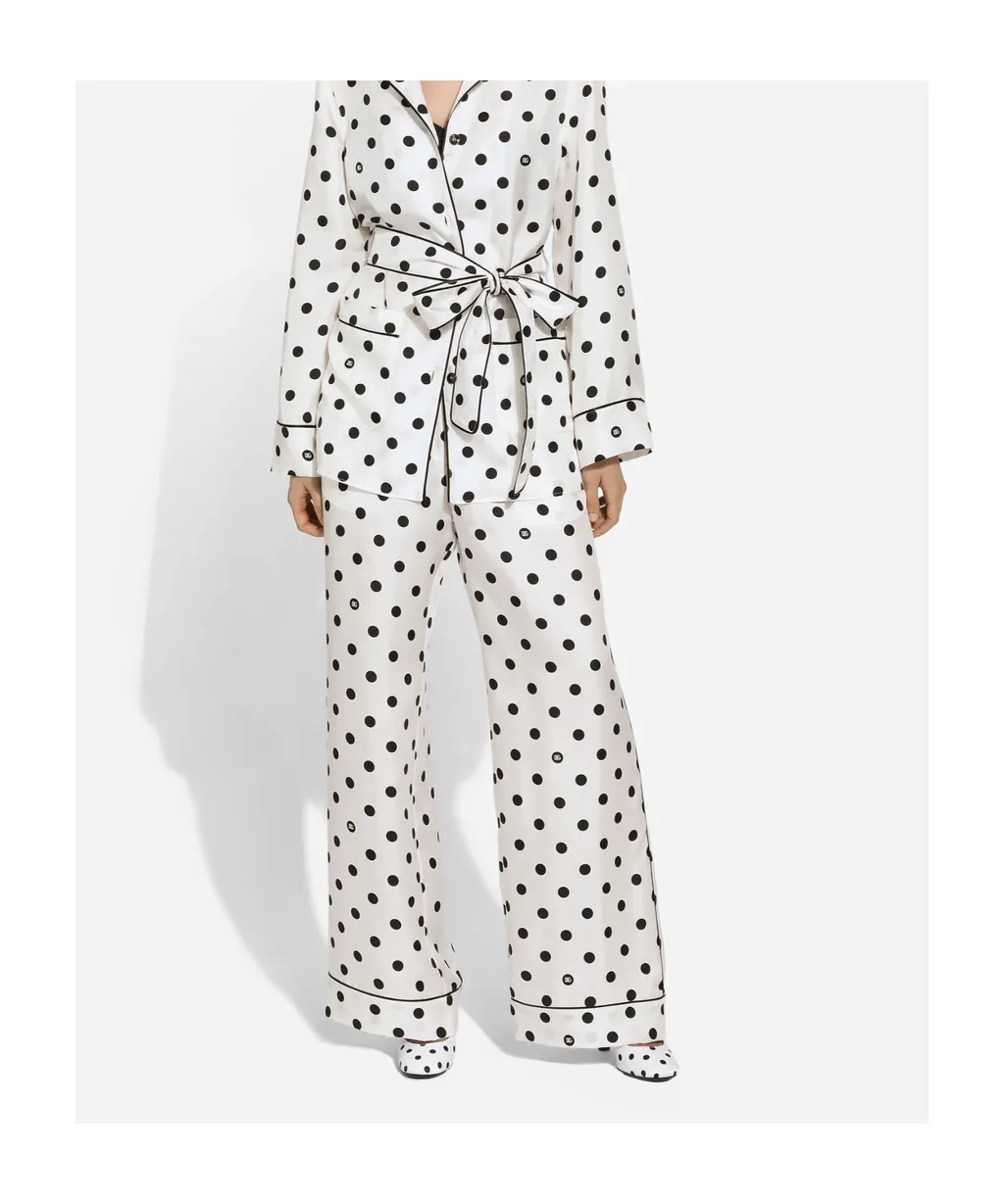 Polka-Dot Printed Pajamas