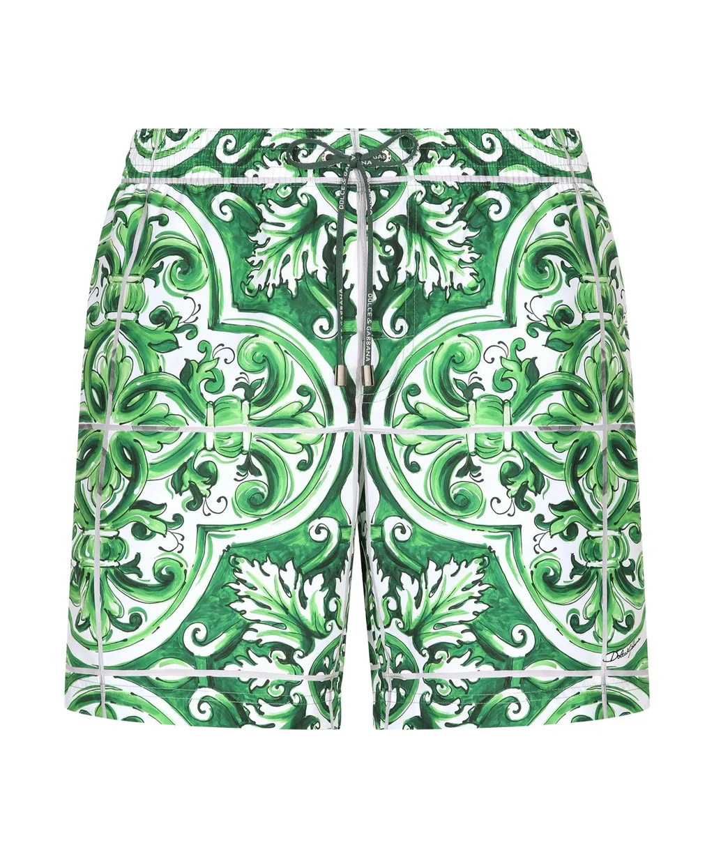 Majolica Printed Swim Shorts