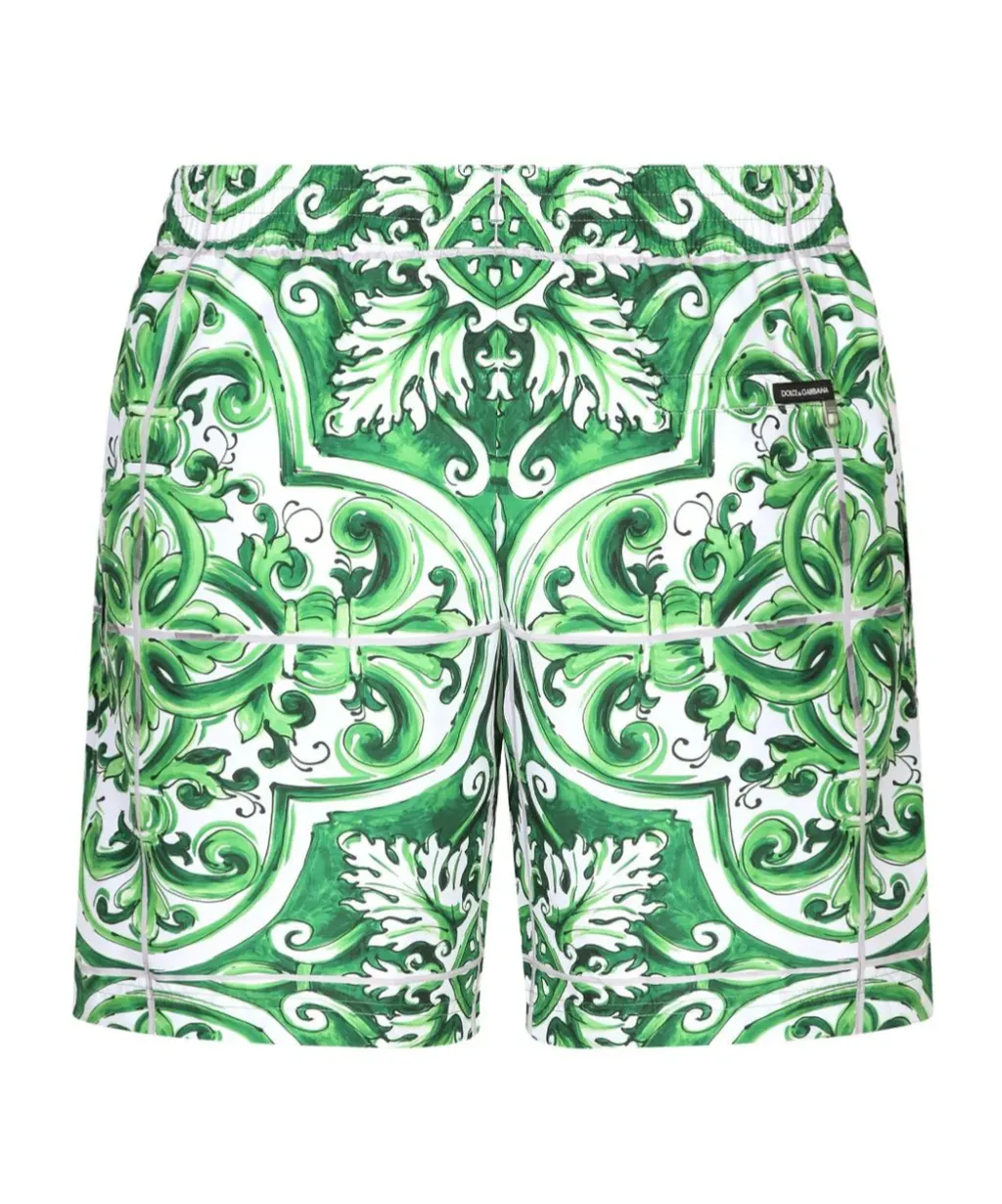 Majolica Printed Swim Shorts