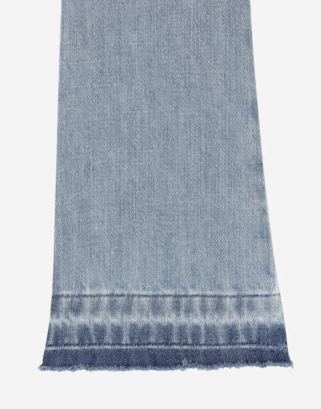 Branded Tag Flared Jeans