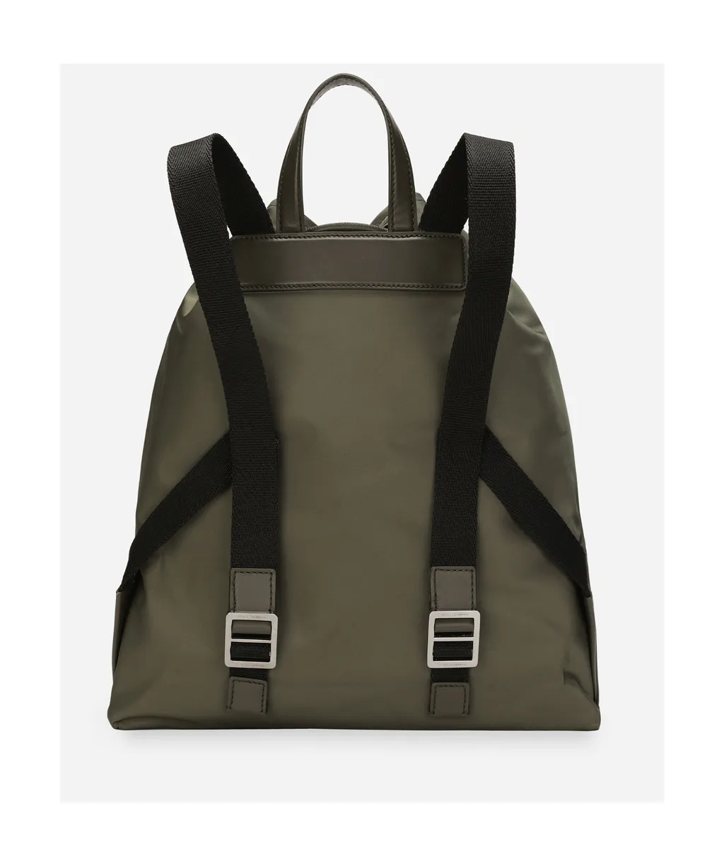 Logo Printed Drawstring Backpack