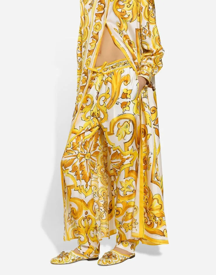 Silk Track Pants