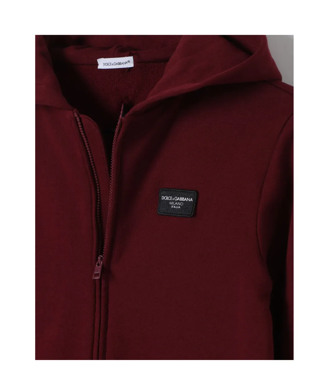 Logo-Appliqué Zipped Hoodie