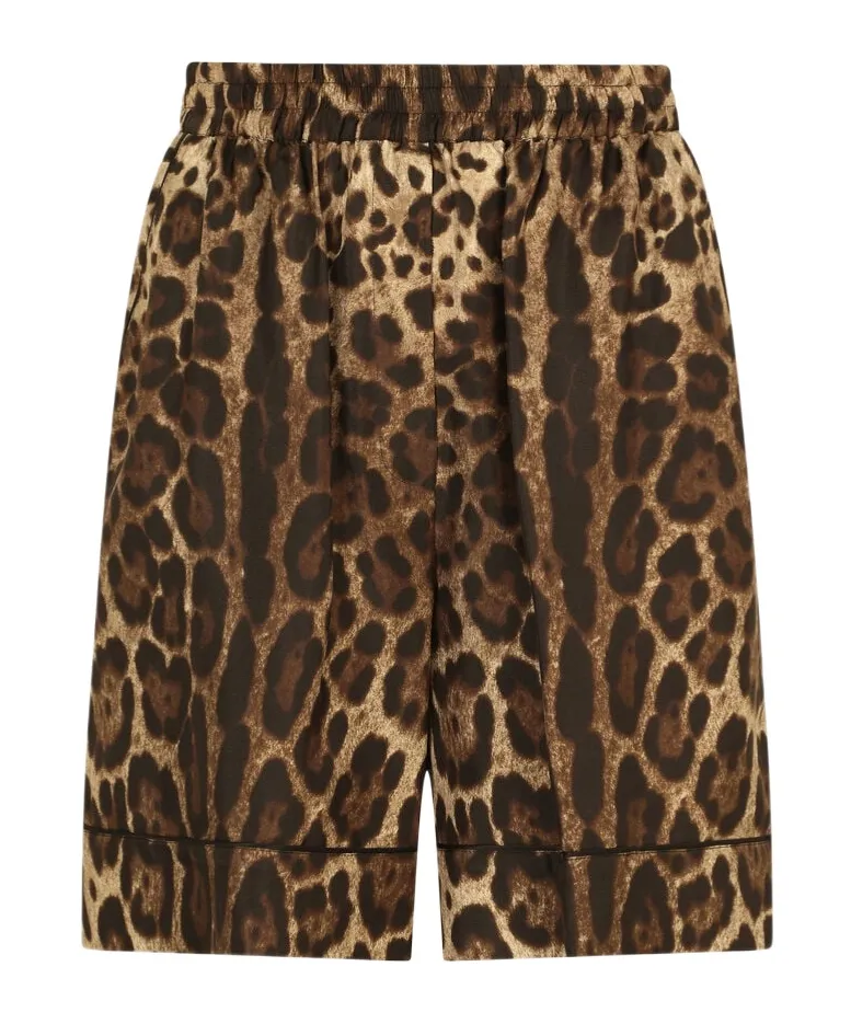 Leopard Print Shorts