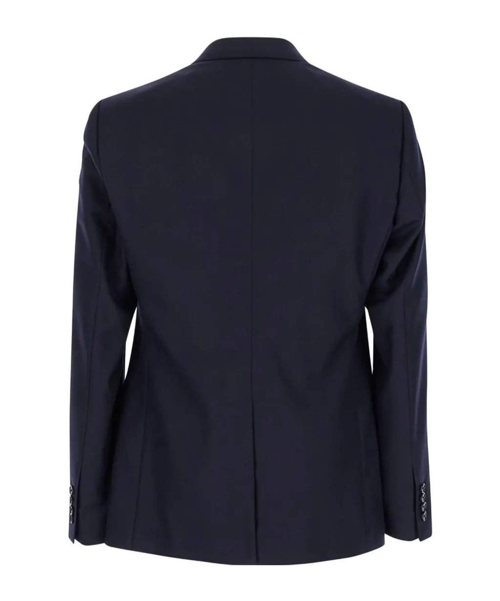Single-Breasted Long-Sleeved Jacket
